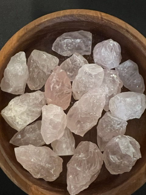 Raw Rose Quartz Crystal Stone