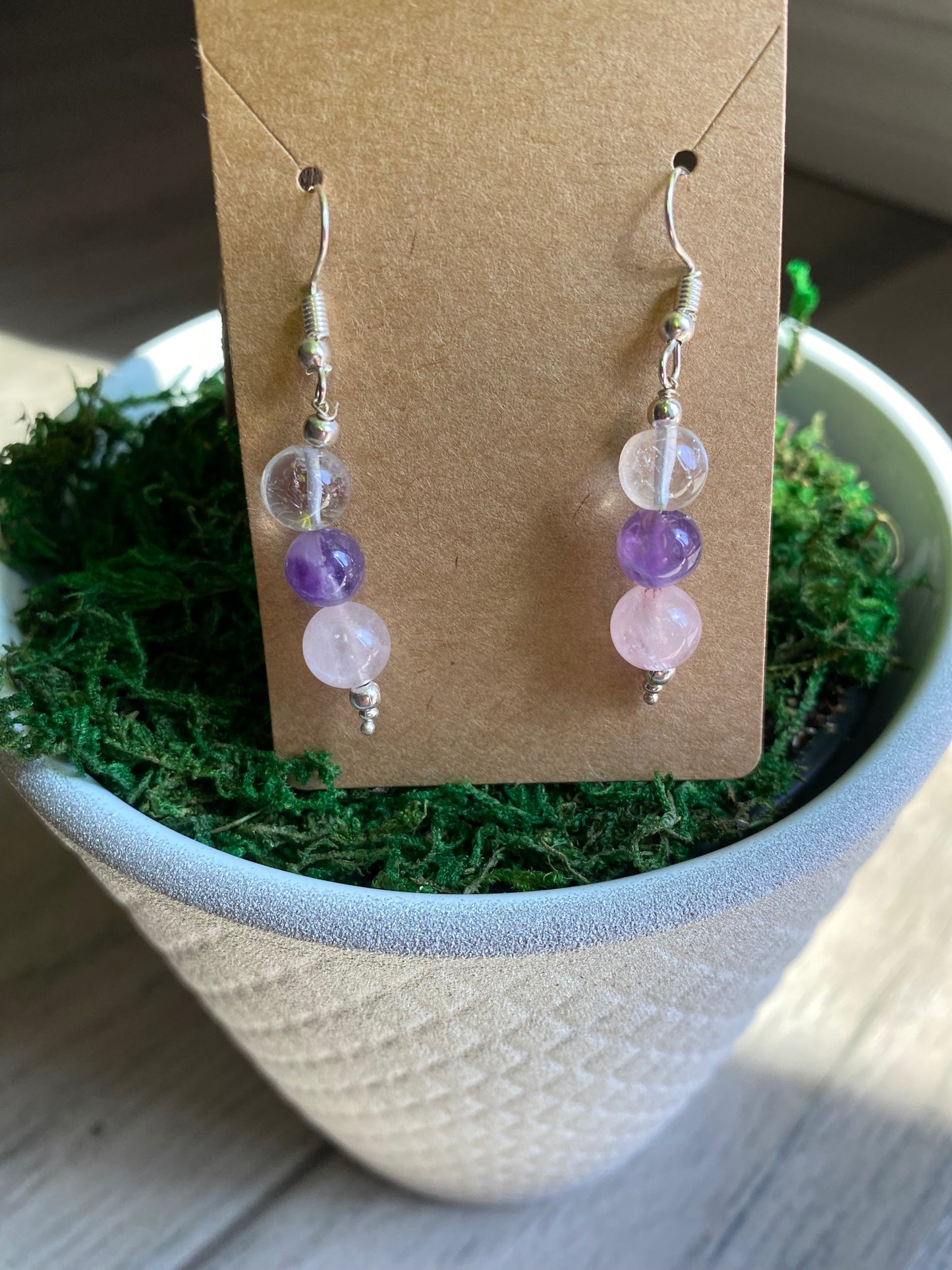 Crystal Beaded Earrings