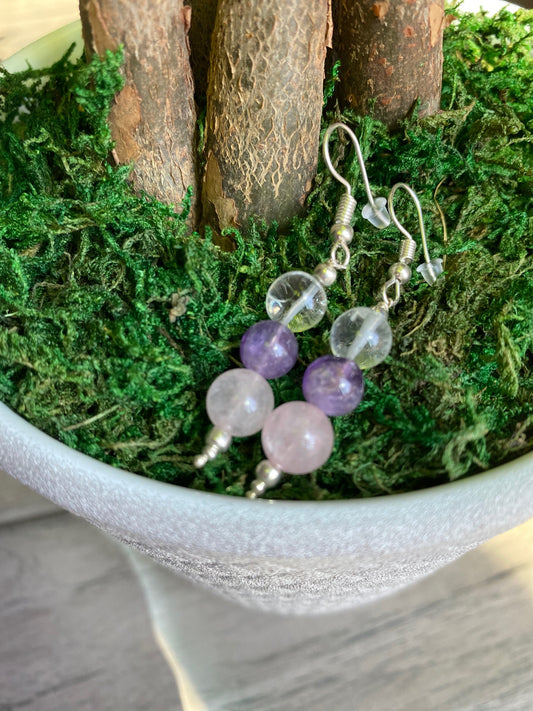 Crystal Beaded Earrings