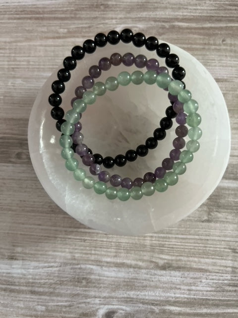 Selenite Round Trinket Holder