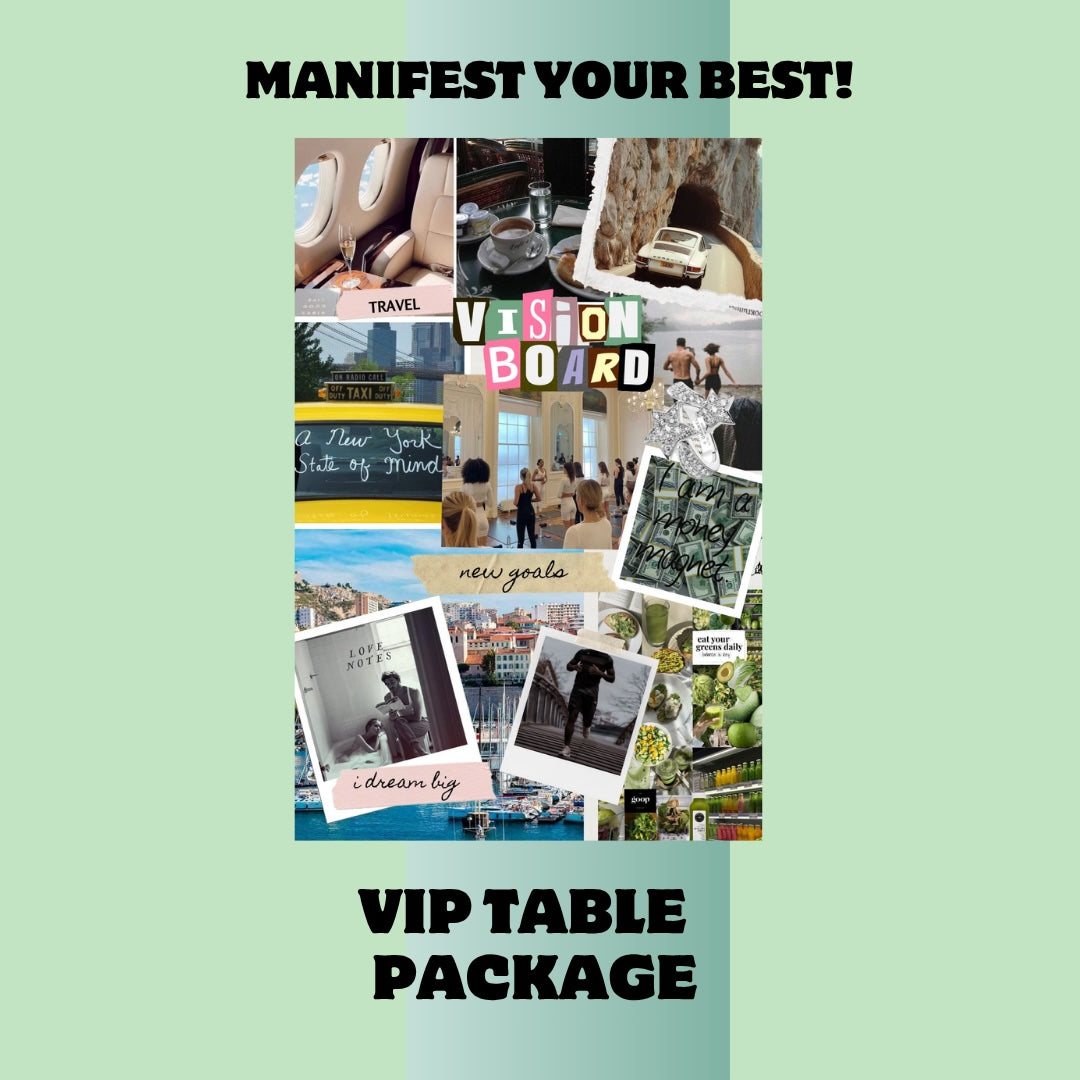 2026 Vision Board Creative Co. Soirée VIP Table Package
